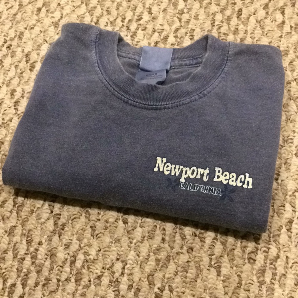 Kids Vintage Newport Beach Long Sleeve Tee